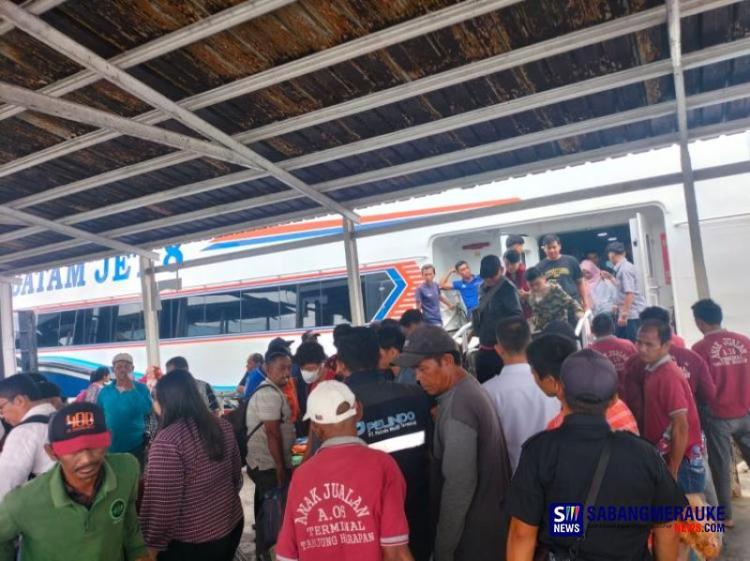 Lebaran Belum Usai, Cengbeng Memperpanjang Arus Balik di Pelabuhan Tanjung Harapan Selatpanjang