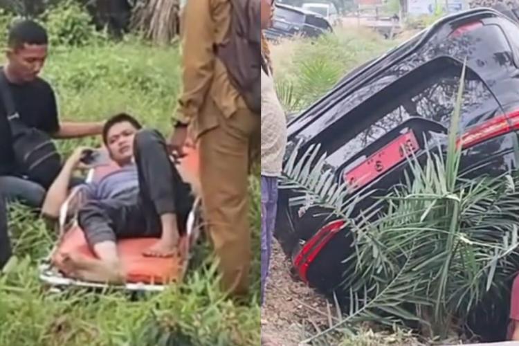 Fortuner Wakil Ketua DPRD Bengkalis Ringsek Terbalik, Begini Kondisi Hendrik Firnanda Sekarang!