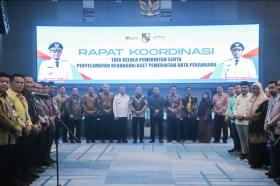 Wako Agung Pimpin Rakor Tapem dan Penyelamatan Aset Pemko Pekanbaru