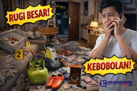 Polsek Tambang Tangkap Maling yang Nekat Curi Tabung Gas