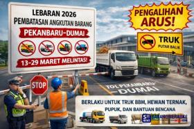 Waduh! Mulai 13 Maret, Kendaraan Jenis Ini Dilarang Masuk Tol Riau