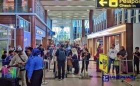 Arus Mudik H-4 Lebaran, Bandara SSK II Pekanbaru Mulai Ramai Dipenuhi Penumpang