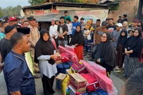 Lima KK Terdampak Kebakaran di Tualang, Pemkab Siak Siapkan Bantuan dan Hunian Sementara
