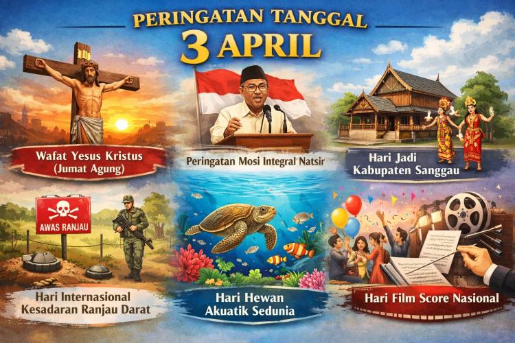 3 April Ternyata Penuh Makna, Dari Jumat Agung hingga Hari Unik Dunia yang Jarang Diketahui