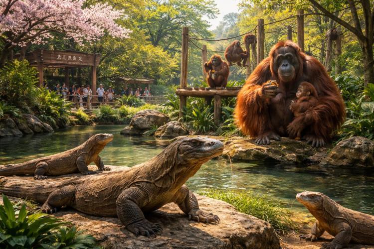 Selain Komodo, Indonesia dan Jepang Kembangkan Program Konservasi Orang Utan