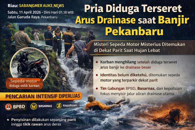 Misteri Mio Soul BM 3803 JH di Garuda Raya, Pengendaranya Diduga Hilang Ditelan Air Banjir Dini Hari