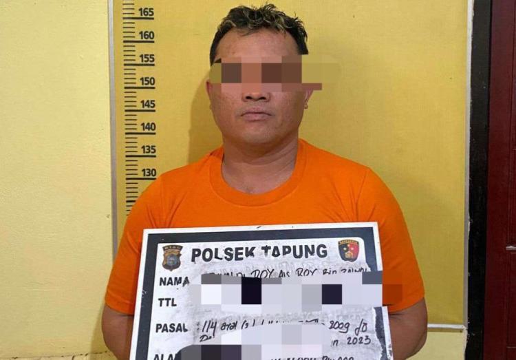 Pengungkapan Kasus Narkotika di Kampar: Polsek Tapung Amankan Pelaku dan Barang Bukti Sabu