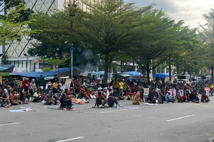 Enam Kali Demo, Warga Tesso Nilo Siap Menginap di Jalan Sampai Presiden Turun