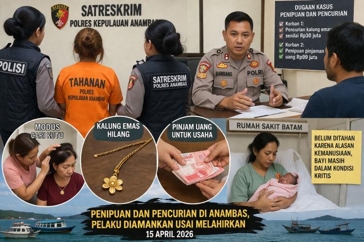 Dikejar Sampai Pekanbaru, Perempuan Penipu Ratusan Juta Tertangkap Saat Bayinya Kritis!