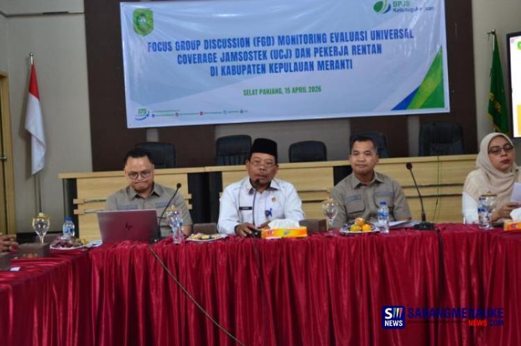 Dari 93 Ribu Pekerja di Kepulauan Meranti, Baru 29 Ribu Terdaftar BPJS Ketenagakerjaan