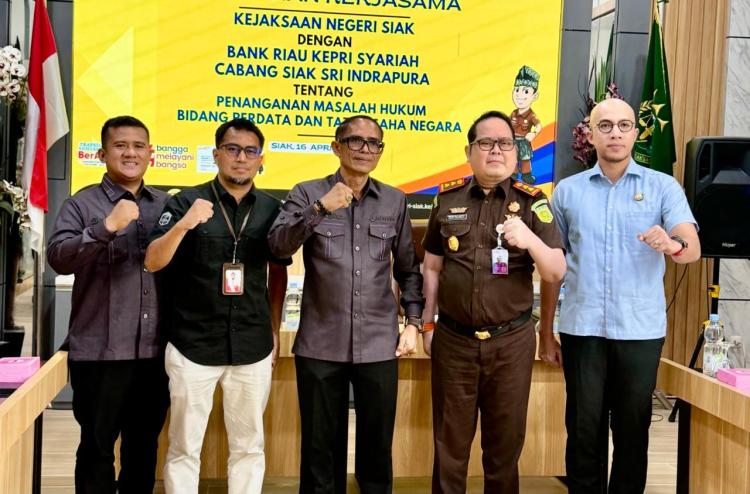 BRK Syariah dan Kejari Siak Perkuat Sinergi untuk Penyelesaian Pembiayaan Secara Berkeadilan