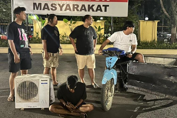 Nekat Gondol AC Villa di Gunung Pangilun, Pemuda Ini Berakhir di Sel Polresta