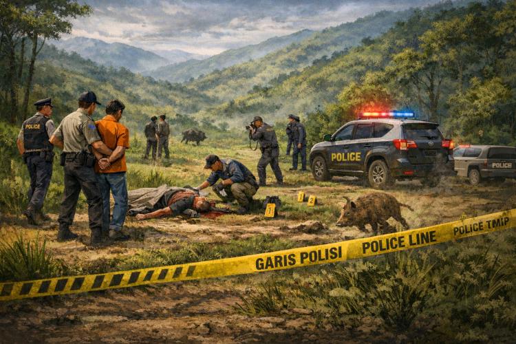 Niat Buru Hama Malah Petaka! Polisi Amankan Terduga Pelaku Penembakan Pemburu di Pariaman