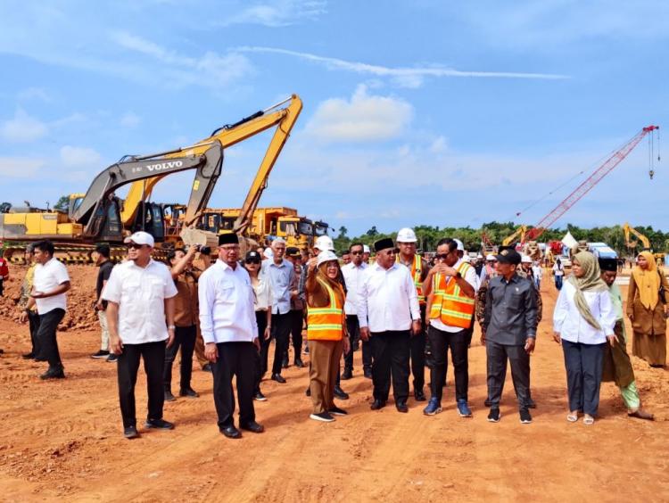 Galangan Kapal Terbesar se-Sumatera Mulai Dibangun di Siak