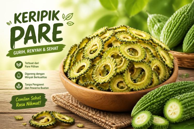 Tips Mengolah Pare Menjadi Keripik Gurih, Tidak Pahit, dan Awet Disimpan