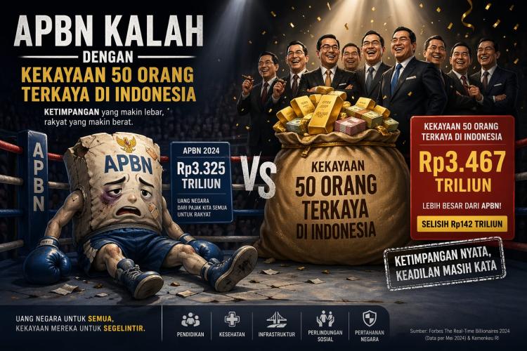 Wow! APBN Kalah dengan Kekayaan 50 Orang Terkaya di Indonesia, Ini Rinciannya