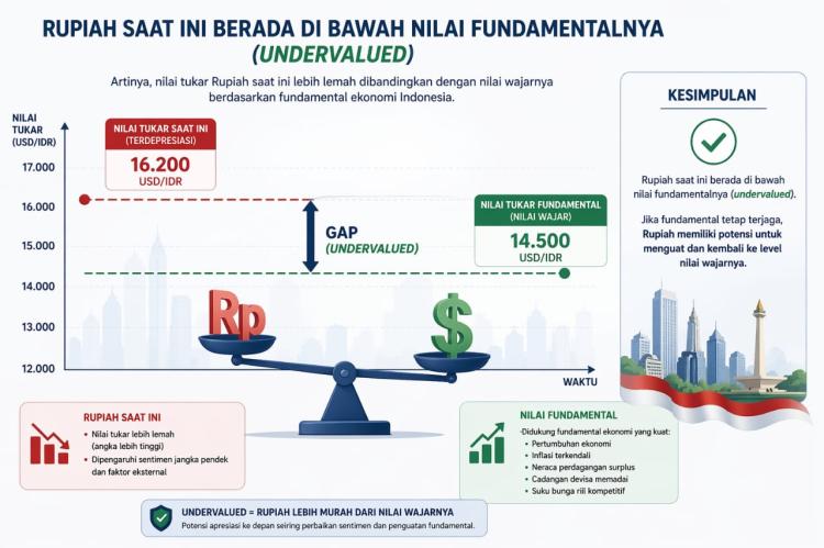 Gawat! BI Nyatakan Nilai Rupiah dalam Kondisi Undervalued, Ini Maknanya
