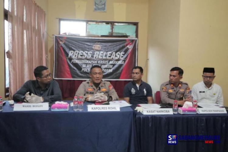 Panipahan Disikat! Kapolres Rohil Tegaskan “Zero Tolerance”, Jaringan Narkoba Diburu Hingga Akar