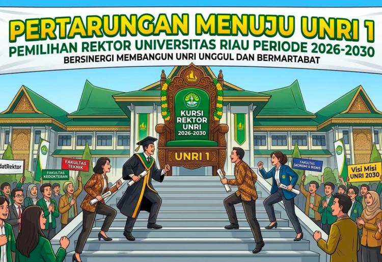 Pertarungan Kursi Unri 1 Mulai Panas, Senat Tetapkan Tahapan Pemilihan Rektor Unri 2026-2030