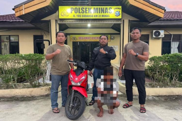 Numpang Hidup Malah Menggarong, Pria di Siak Larikan Motor Baru Tuan Rumah!