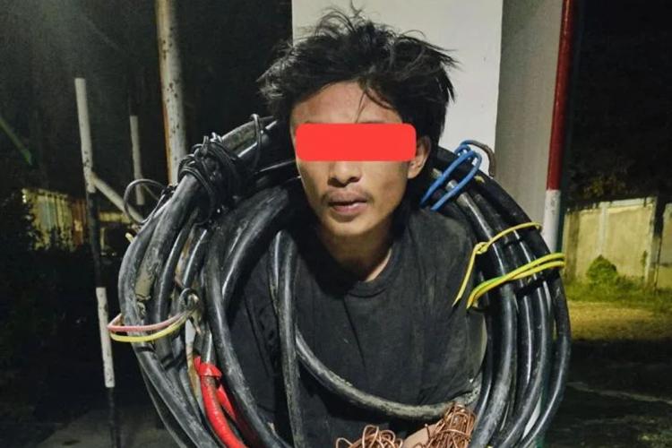 Modal Gunting Kabel, Pria 23 Tahun Nekat Bobol Pabrik Kertas Demi Beli Sabu!