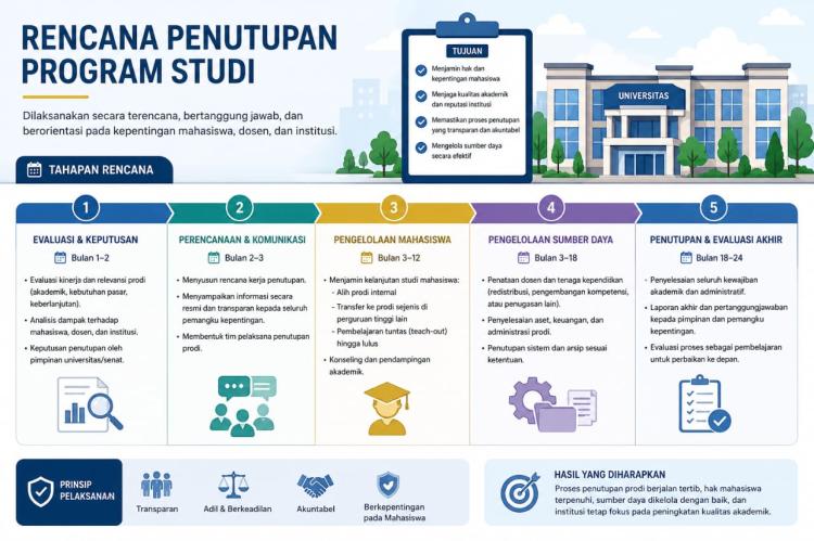 Rencana Penutupan Prodi Kampus Picu Perdebatan, Kemendikti Buka Suara