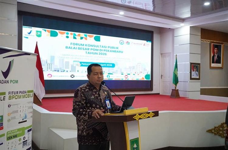 Catat! Ini Jadwal Layanan Tatap Muka dan Daring Terbaru BBPOM Pekanbaru