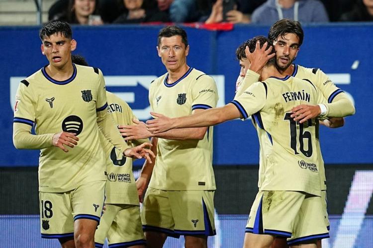 Madrid Gemetar! Barcelona Menang di El Sadar, Gelar Juara Liga Spanyol Resmi di Depan Mata!