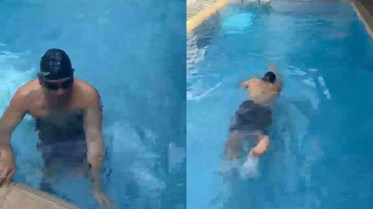 Heboh Isu Sakit, Video Berenang Purbaya Jadi Jawaban Tak Terduga