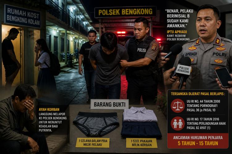 Tengah Malam di Batam, Pria 30 Tahun Nekat Pamer Alat Vital ke Siswi SMP