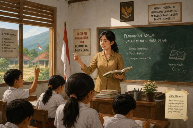 Surat Edaran Terbaru: Status dan Gaji Guru Honorer Aman Hingga Akhir 2026