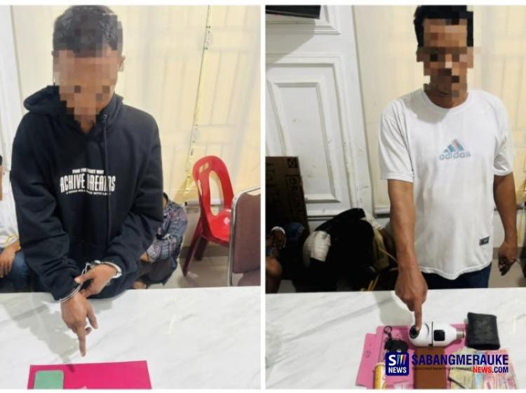 Digerebek Tengah Malam, Dua Pengedar Sabu di Balam Dibekuk Polsek Bagan Sinembah