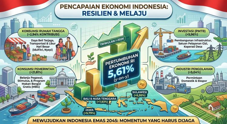 Klaim Ekonomi Tumbuh 5,61 Persen Versi BPS Dipersoalkan, 4 Indikator Terjadi Anomali