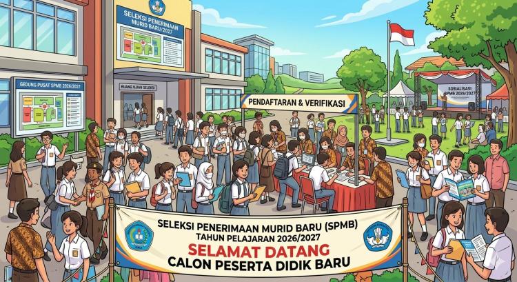 Riau Masuk Tiga Besar Nasional Sekolah Swasta Gratis Saat SPMB 2026 Dimulai