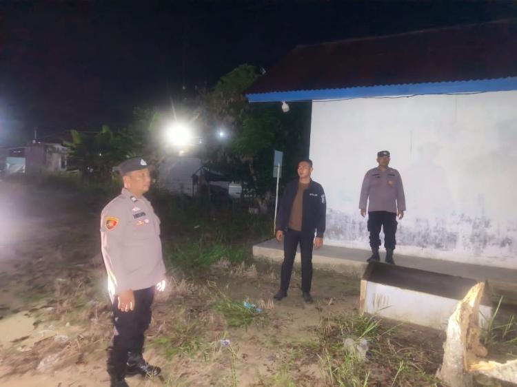 Patroli Malam Polsek Pujud Sisir Titik Rawan, Antisipasi Narkoba dan Kejahatan Jalanan