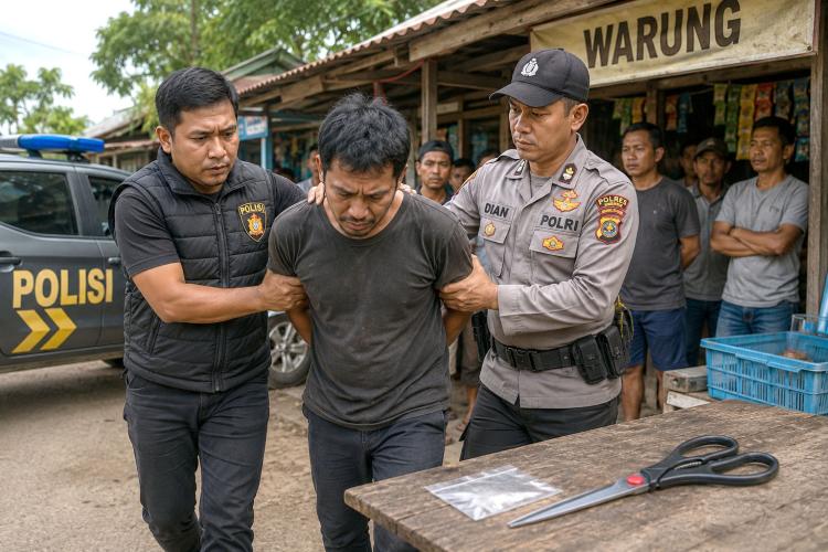 Niat Nyolong Malah Jadi Predator, Maling di Tapteng Bekap Bocah 8 Tahun Pakai Gunting!