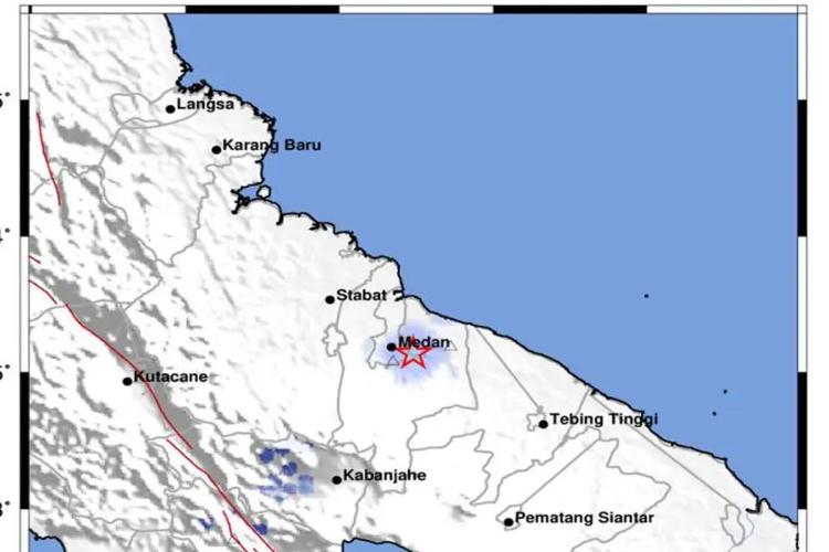 Gempa 3,0 Magnitudo Bikin Warga Medan Kaget, Getaran Terasa Sampai Dalam Rumah