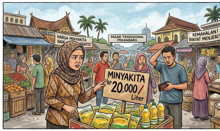 Harga Minyakita Tembus Rp20 Ribu, Disperindag Pekanbaru Bakal Sidak Distributor