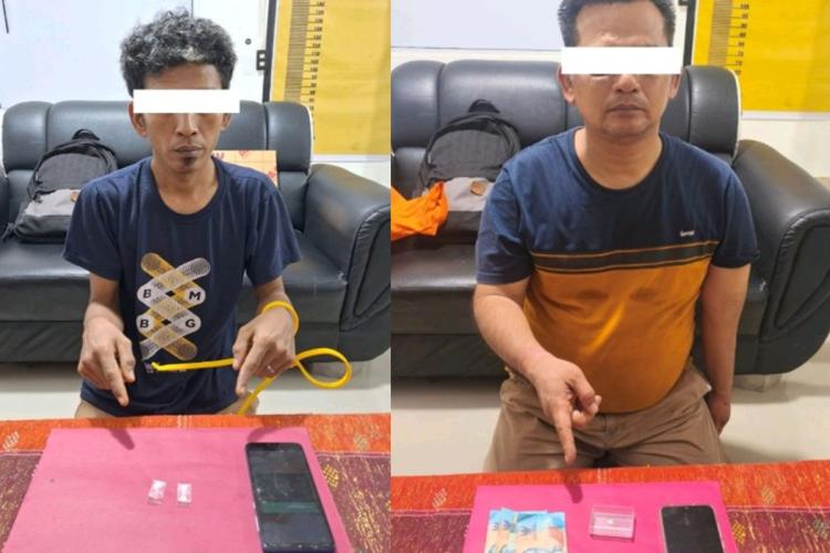 Chat WhatsApp Kapolres Bongkar Jaringan Sabu Bengkalis, Dua Pria Langsung Dibekuk