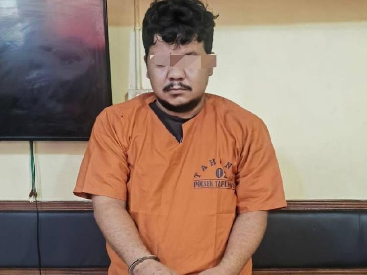 Nyantai di Depan Ruko, Pengedar Sabu Tapung Hulu Tak Berkutik Diciduk Polisi!