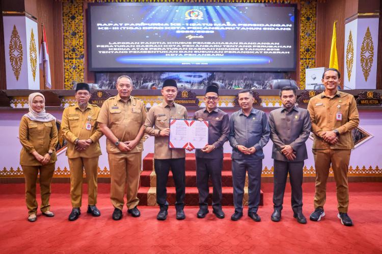 Pemko Pekanbaru dan DPRD Setujui Ranperda PSPD Menjadi Perda