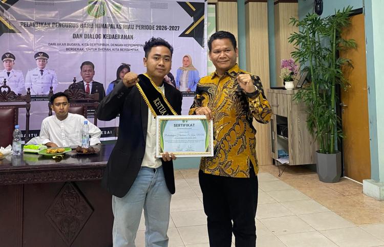 Resmi Dilantik! HIMAPALAS RIAU 2026–2027 Siap Guncang Perantauan dengan Semangat Baru