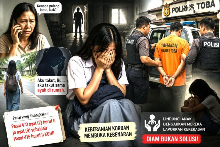 Siswi SMA di Toba Takut Pulang, Polisi Bongkar Kasus Keluarga Menggemparkan