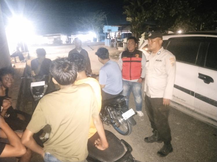 Polsek Pujud Intensifkan KRYD, Antisipasi Balap Liar dan Gangguan Kamtibmas