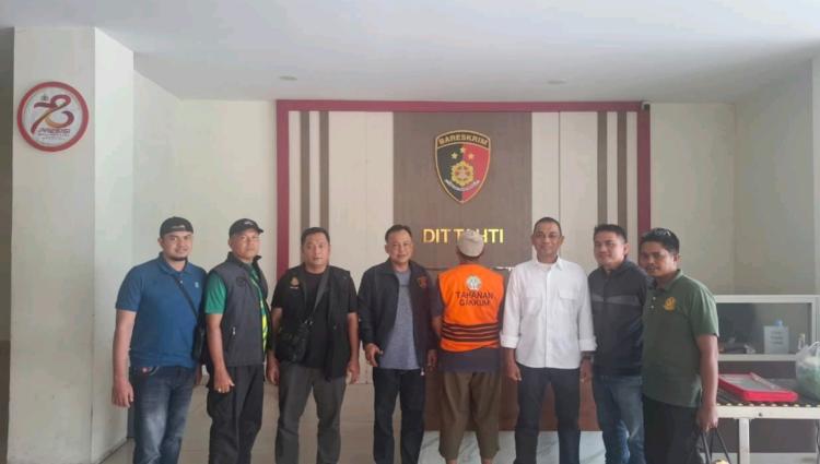 Pembalakan Liar di Habitat Harimau Sumatera, Gakkum Kehutanan Tangkap Seorang Pria
