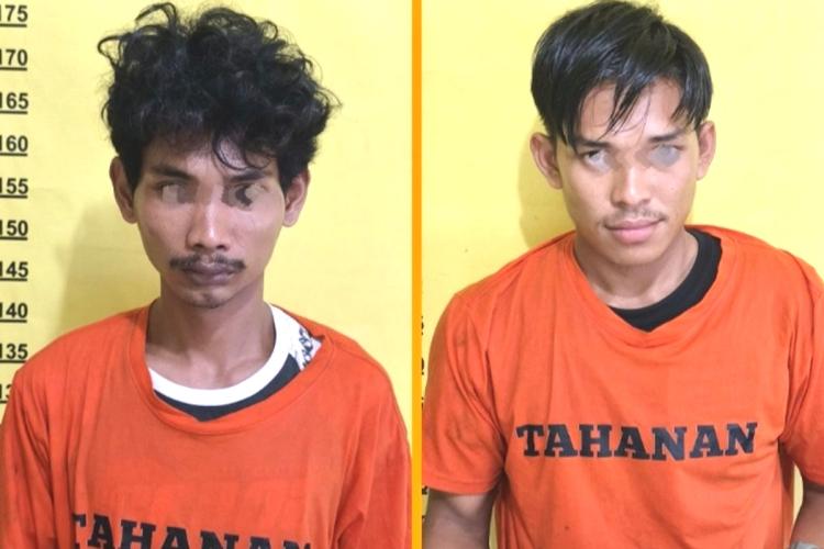 Transaksi Sabu di Kebun Sawit Inhu Berakhir Kacau, Dua Pria Diciduk Polisi