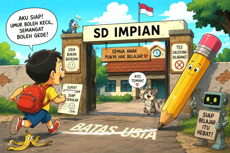 Aturan Baru SPMB 2026 Bikin Banyak Orang Tua Lega, Bocah 5 Tahun Bisa Masuk SD