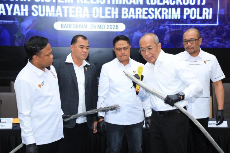 Kabel SUTET Putus Misterius, Sumatera Gelap Total, Bareskrim Polri Bongkar Fakta Mengejutkan