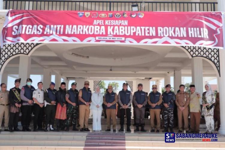Kapolres Rohil Inisiasi Apel Satgas Anti Narkoba, Perkuat Komitmen Lintas Instansi Perangi Narkoba