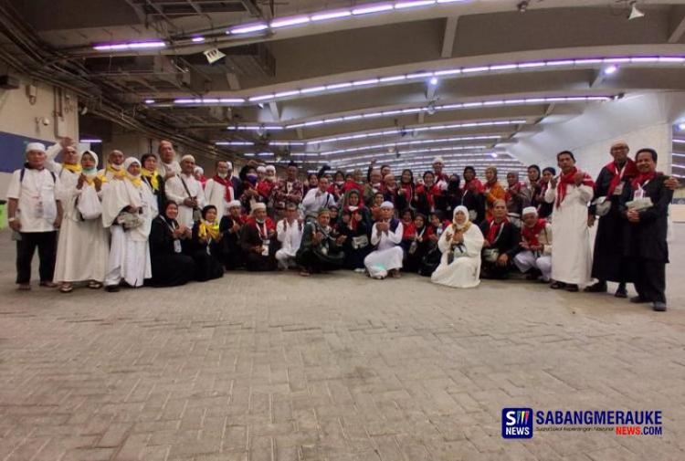 Usai Armuzna, 110 Jemaah Haji Kepulauan Meranti Jalani Lontar Jumrah di Jamarat Mina, Seluruhnya Dalam Kondisi Sehat